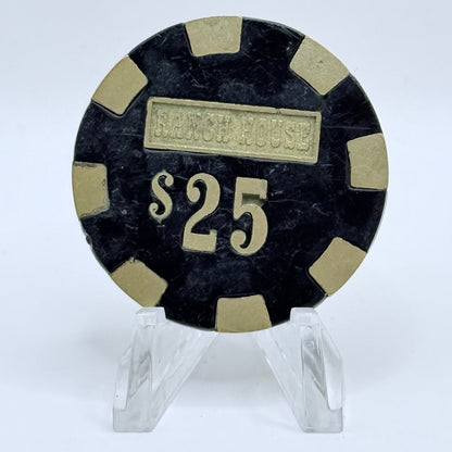 Ranch House Wells Nevada 1980 $25 Casino Chip N6467