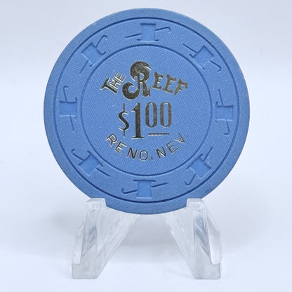 The Reef Reno Nevada 1974 $1 Casino Chip N1119