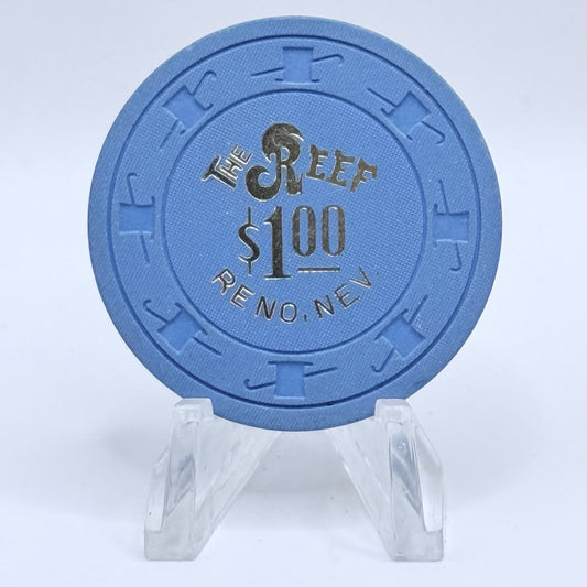 The Reef Reno Nevada 1974 $1 Casino Chip N1119