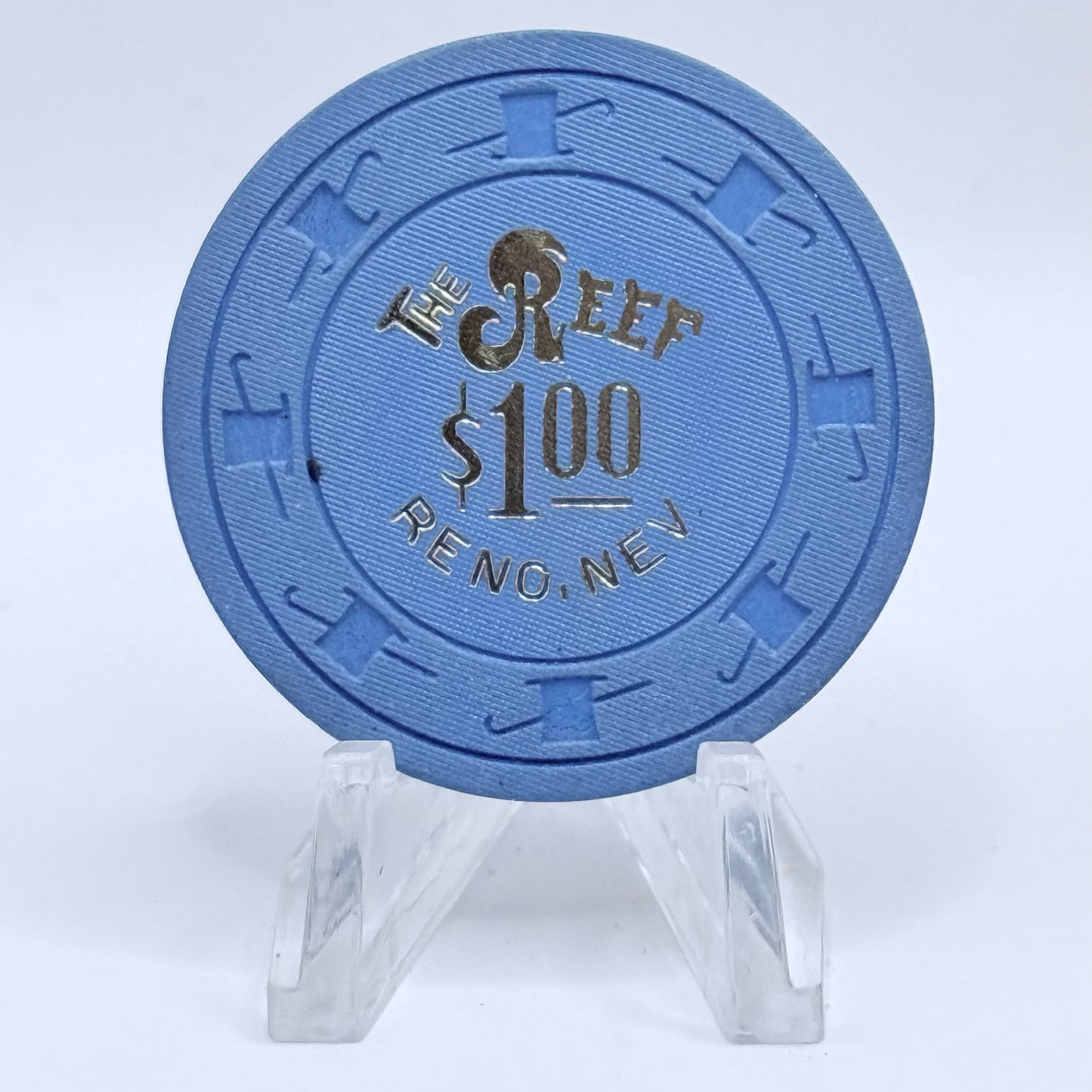 The Reef Reno Nevada 1974 $1 Casino Chip N1119