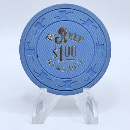 The Reef Reno Nevada 1974 $1 Casino Chip N1119