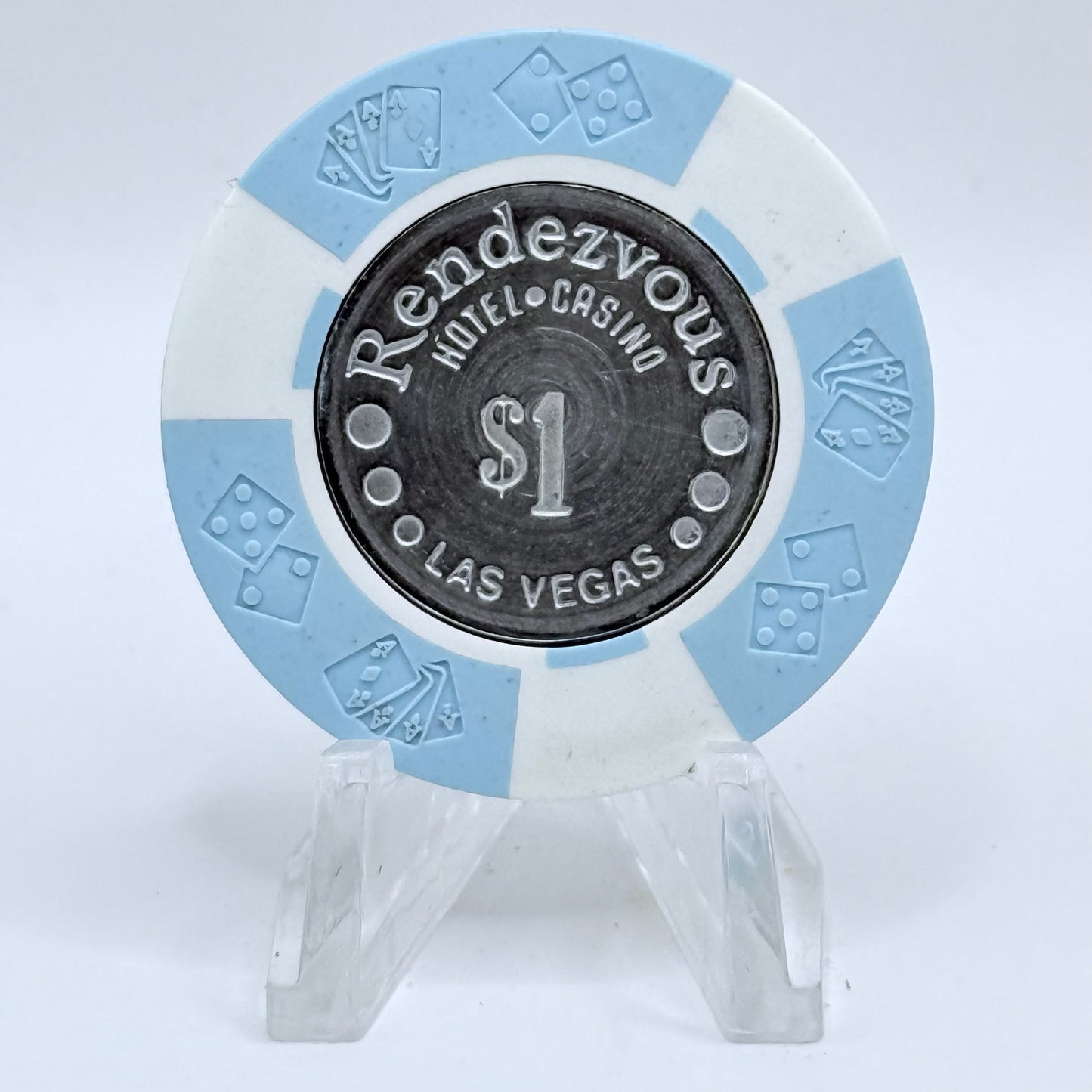 Rendezvous Las Vegas Nevada 1977 $1 Casino Chip N2049