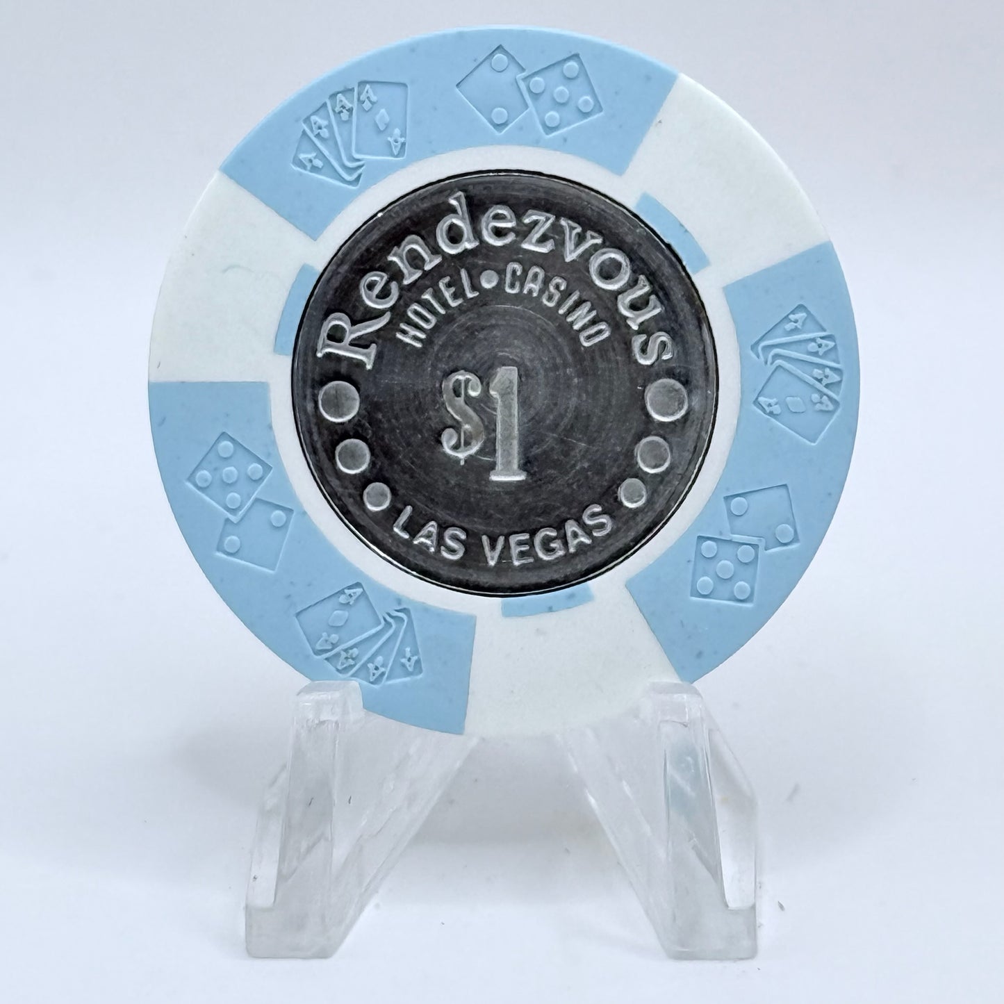 Rendezvous Las Vegas Nevada 1977 $1 Casino Chip N2049