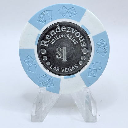 Rendezvous Las Vegas Nevada 1977 $1 Casino Chip N2049