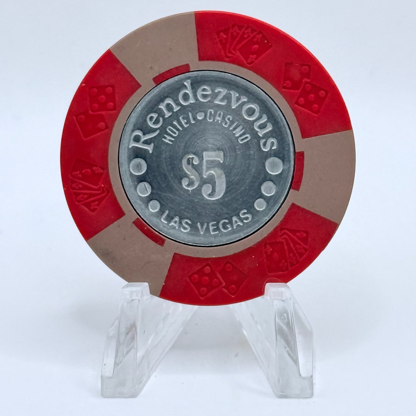Rendezvous Las Vegas Nevada 1977 $5 Casino Chip N2042