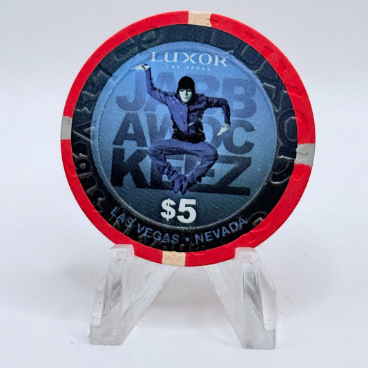 Luxor Las Vegas Nevada 2015 'Prism - Jabbawockeez' LE $5 Casino Chip