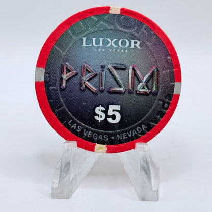 Luxor Las Vegas Nevada 2015 'Prism - Jabbawockeez' LE $5 Casino Chip