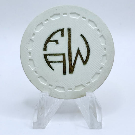 Reno Card Room Reno Nevada 1956 LE $0.05 Casino Chip V9588