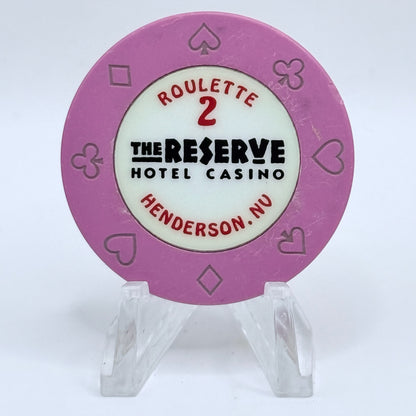 The Reserve Henderson Nevada 1998 Series 12 Roulette Casino Chip V5337