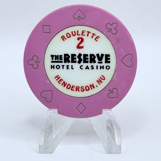 The Reserve Henderson Nevada 1998 Series 12 Roulette Casino Chip V5337