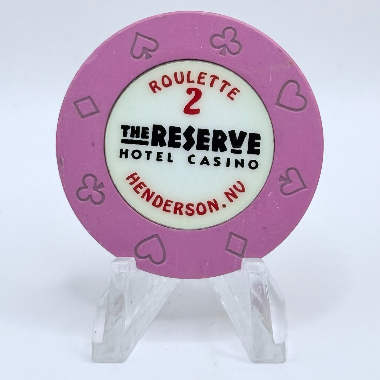The Reserve Henderson Nevada 1998 Series 12 Roulette Casino Chip V5337