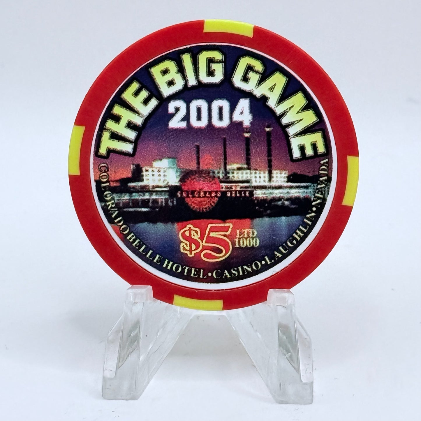 Colorado Belle Laughlin Nevada 2004 LE $5 Casino Chip E0283
