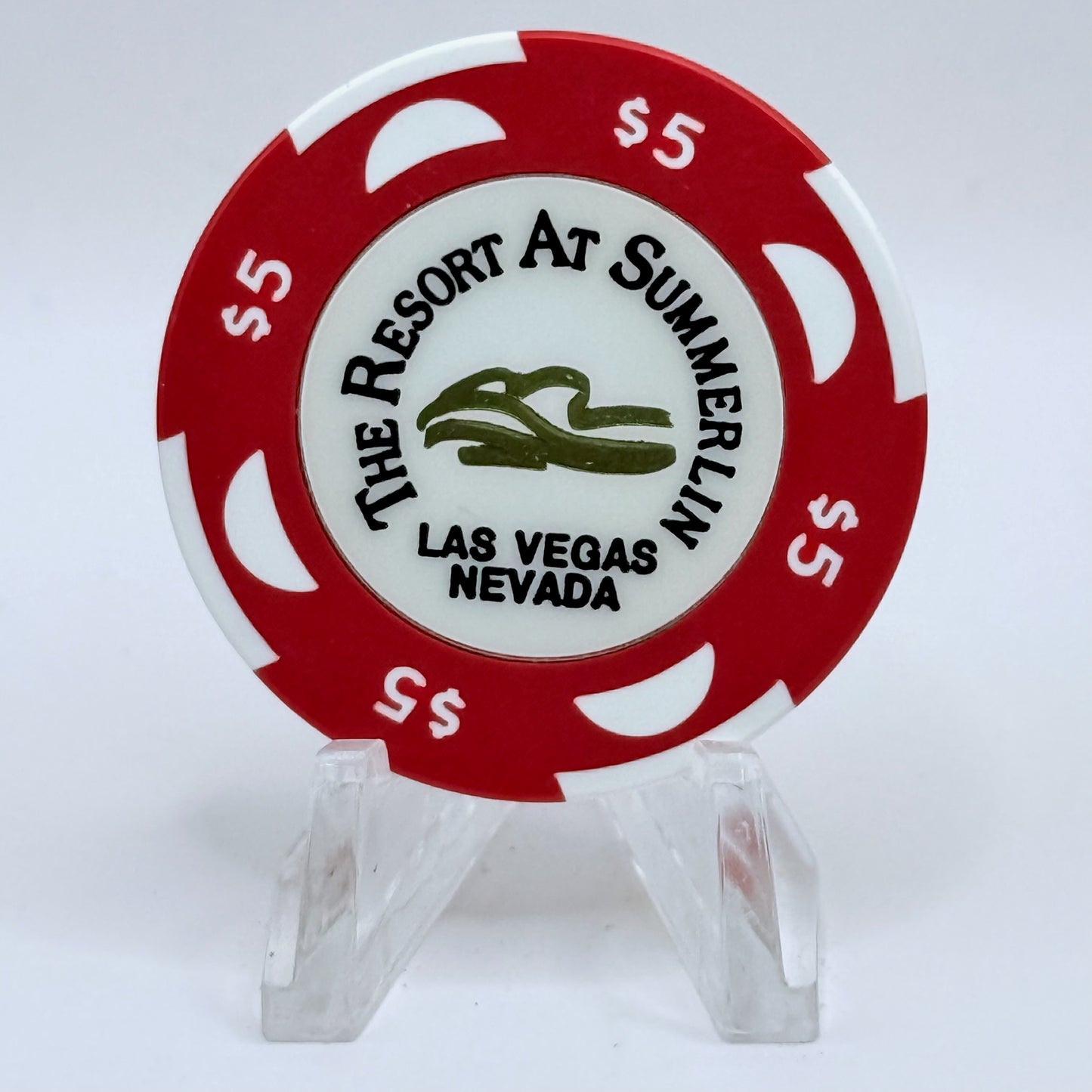 The Resort At Summerlin Las Vegas Nevada 1999 $5 Casino Chip V5348