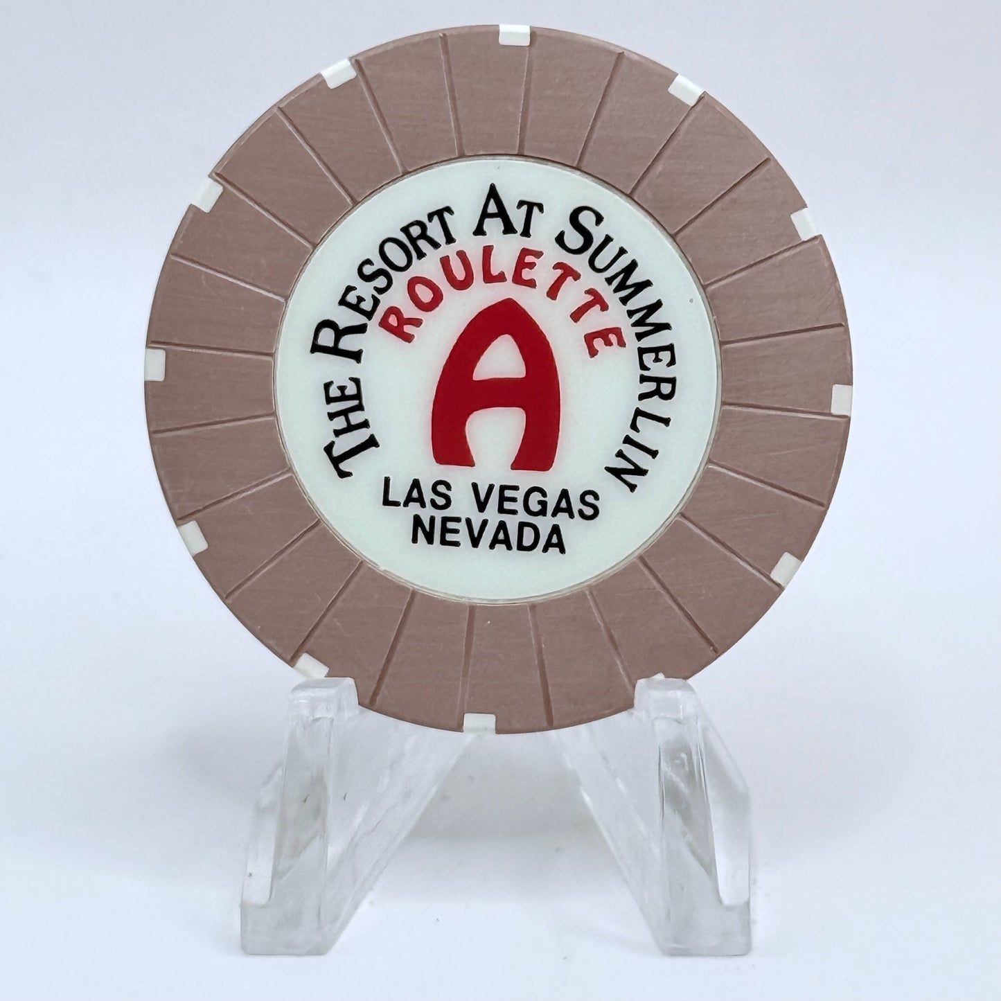 The Resort At Summerlin Las Vegas Nevada 1999 Series 1 Roulette Casino Chip