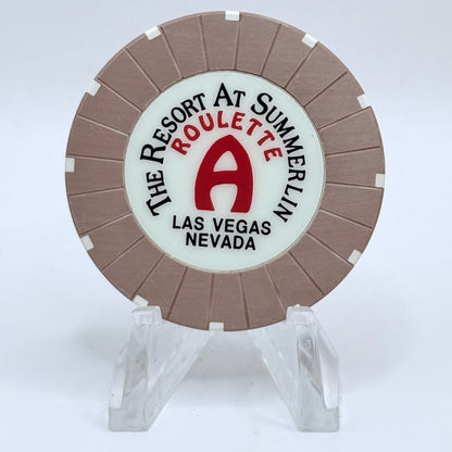 The Resort At Summerlin Las Vegas Nevada 1999 Series 1 Roulette Casino Chip