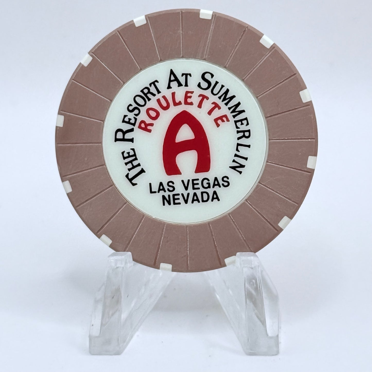 The Resort At Summerlin Las Vegas Nevada 1999 Series 1 Roulette Casino Chip