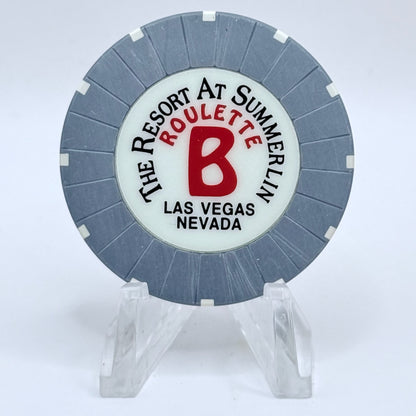 The Resort At Summerlin Las Vegas Nevada 1999 Series 2 Roulette Casino Chip V5341
