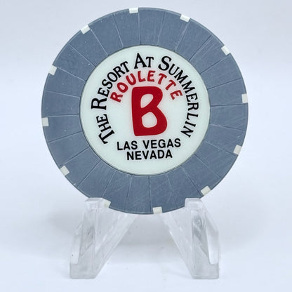 The Resort At Summerlin Las Vegas Nevada 1999 Series 2 Roulette Casino Chip V5341
