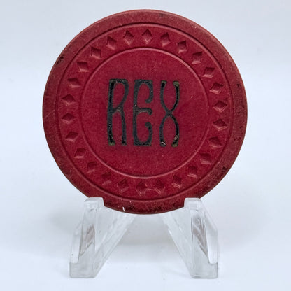 Rex Club Las Vegas Nevada 1946 Casino Chip N2050