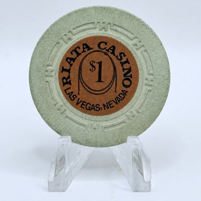 Riata Casino  Las Vegas Nevada 1973 LE $1 Casino Chip N2055