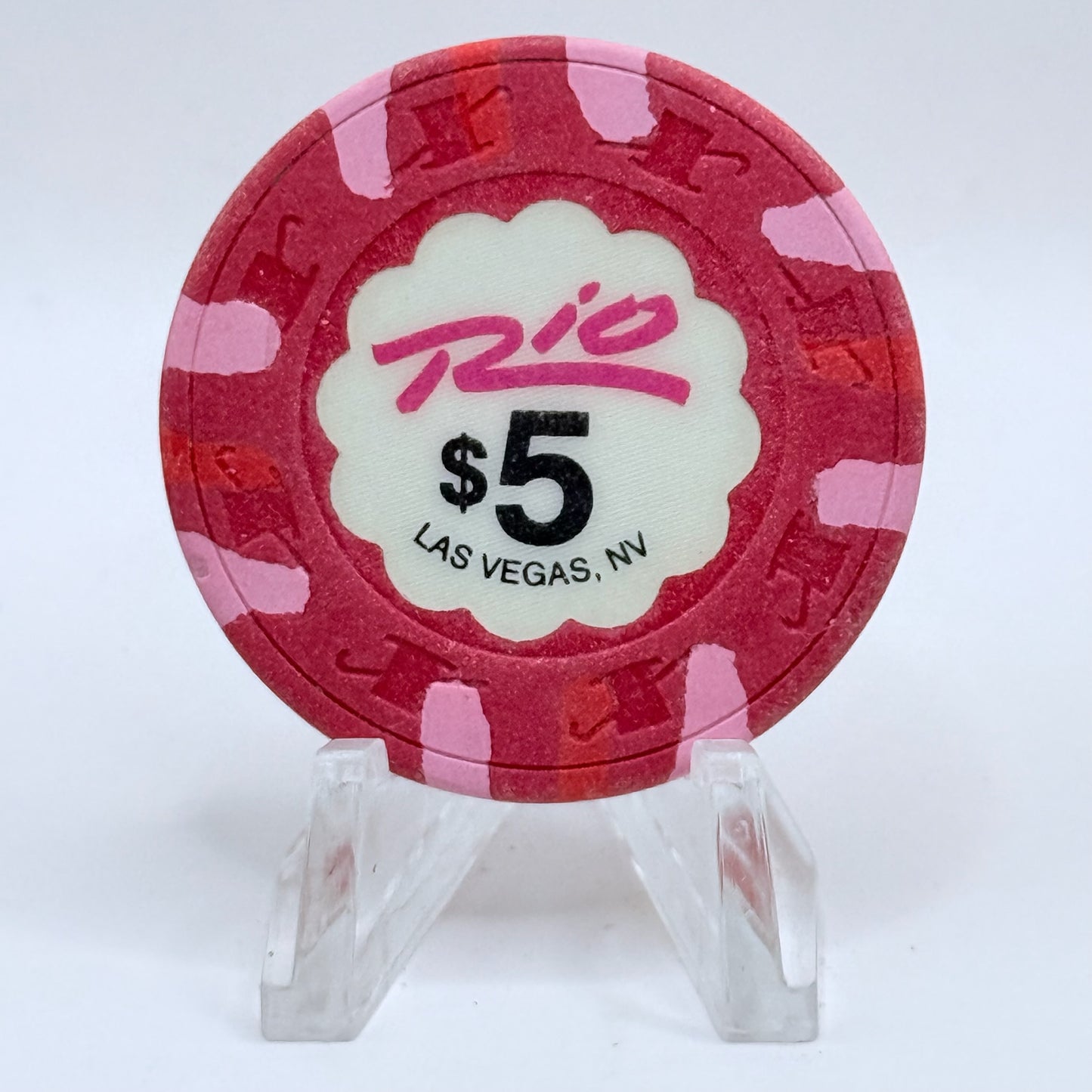 Rio Las Vegas Nevada 1989 $5 Casino Chip N2057