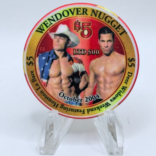 Wendover Nugget Wendover Nevada 2004 'Deer Widows Weekend' LE $5 Casino Chip E4099