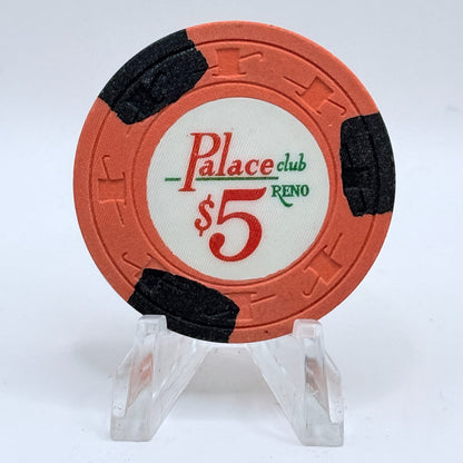 Palace Club Reno Nevada 1970s $5 Casino Chip N5436