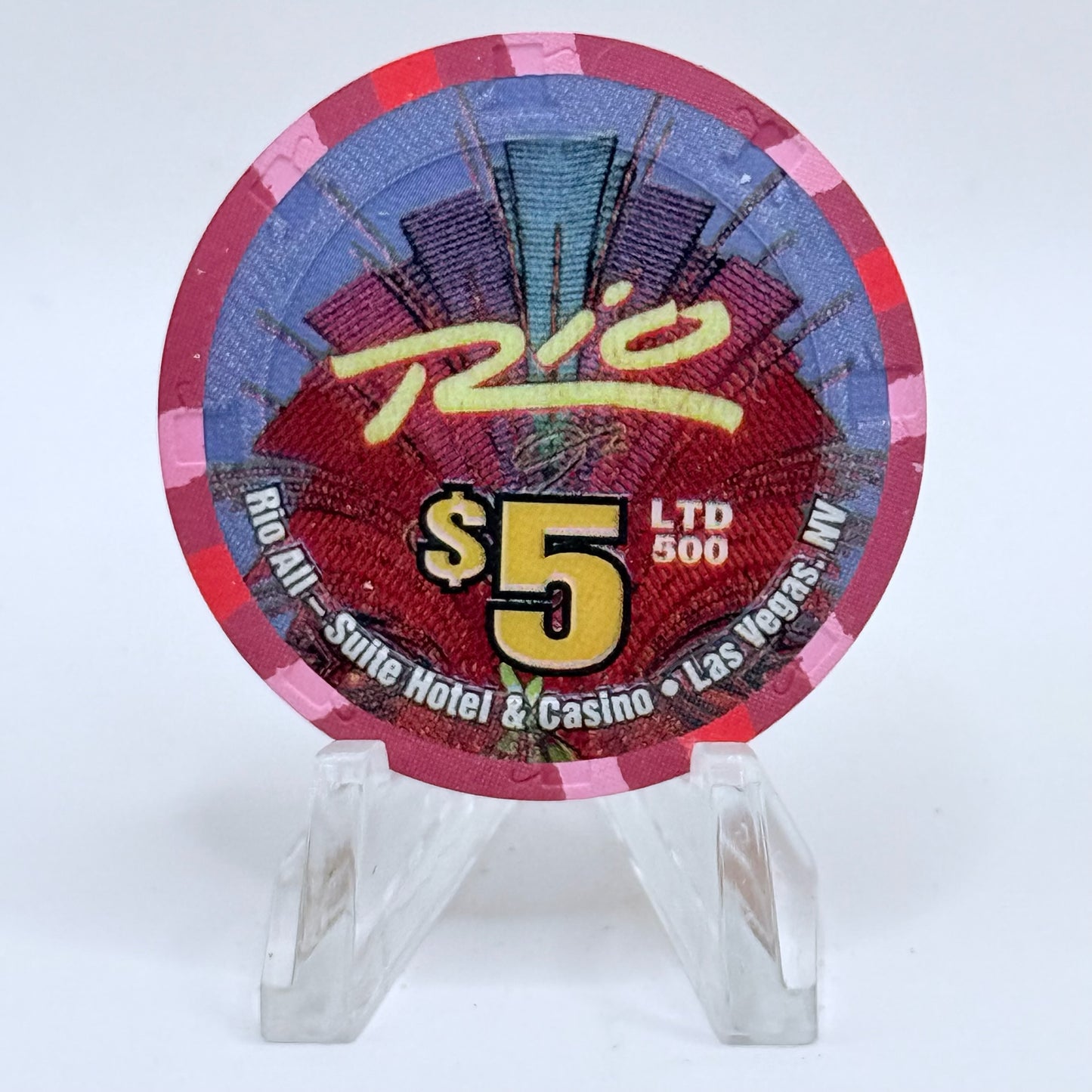 Rio Las Vegas Nevada 2004 'Autumn Wreath' LE $5 Casino Chip E4001