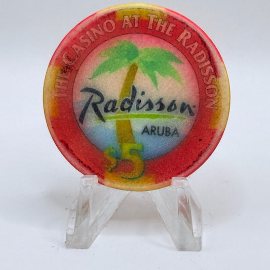 Radisson Palm Beach Aruba $5 Casino Chip