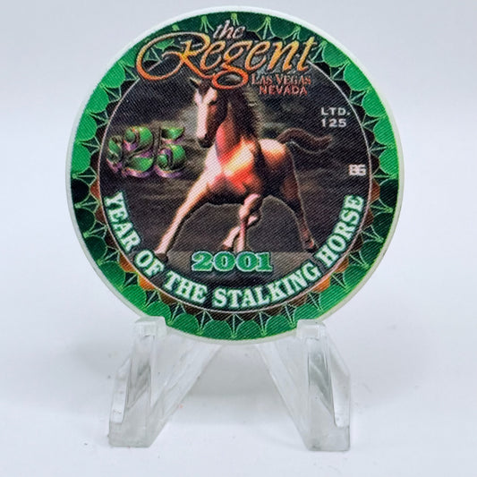 The Regent Las Vegas Nevada 2001 LE $25 Casino Chip V9585