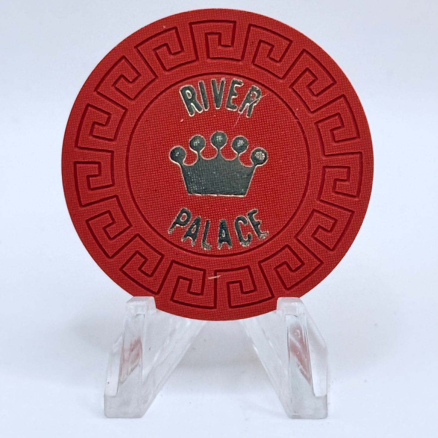 River Palace Reno Nevada 1980s Series 1 Roulette Casino Chip E2326
