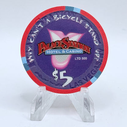 Palace Station Las Vegas Nevada 2001 LE $5 Casino Chip V9347