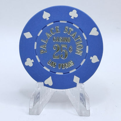 Palace Station Las Vegas Nevada 1989 $0.25 Casino Chip N1996
