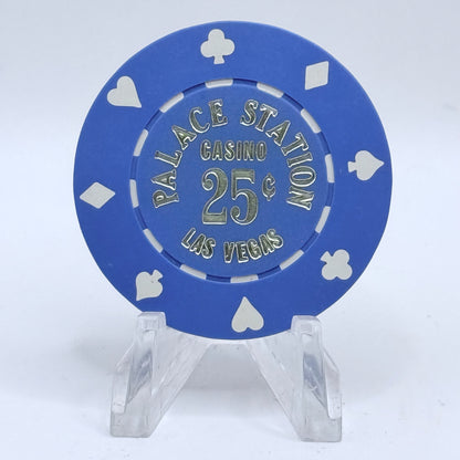 Palace Station Las Vegas Nevada 1989 $0.25 Casino Chip N1996