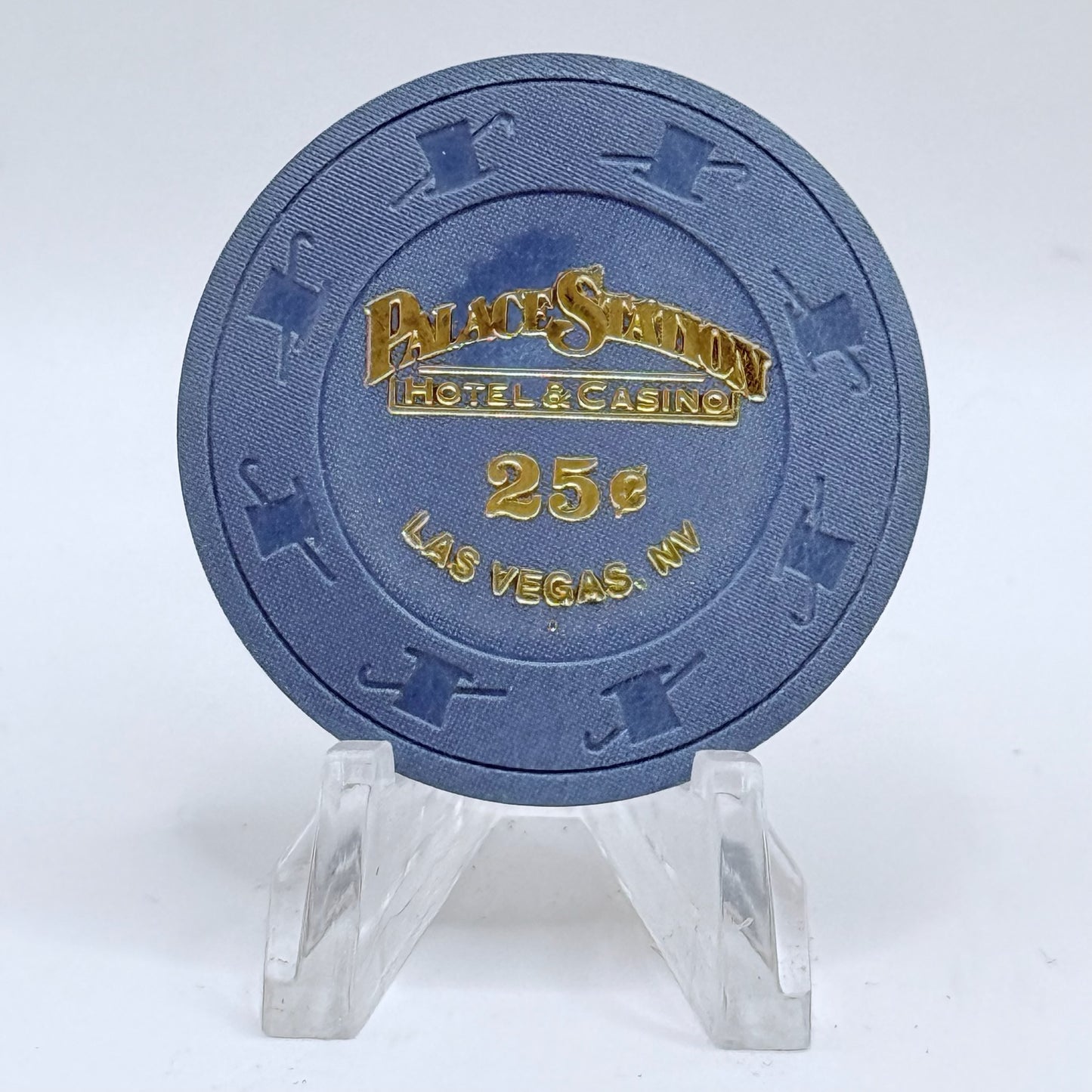 Palace Station Las Vegas Nevada 2004 $0.25 Casino Chip E3268