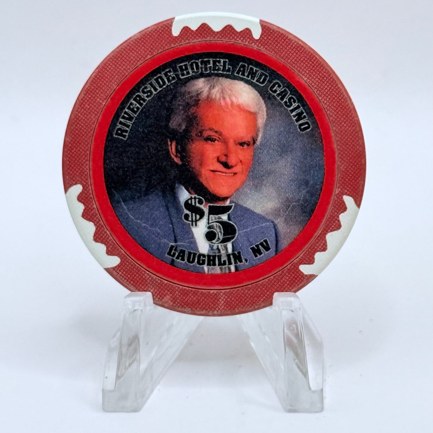 Riverside Resort Casino Laughlin Nevada 1995 $5 Casino Chip N7844