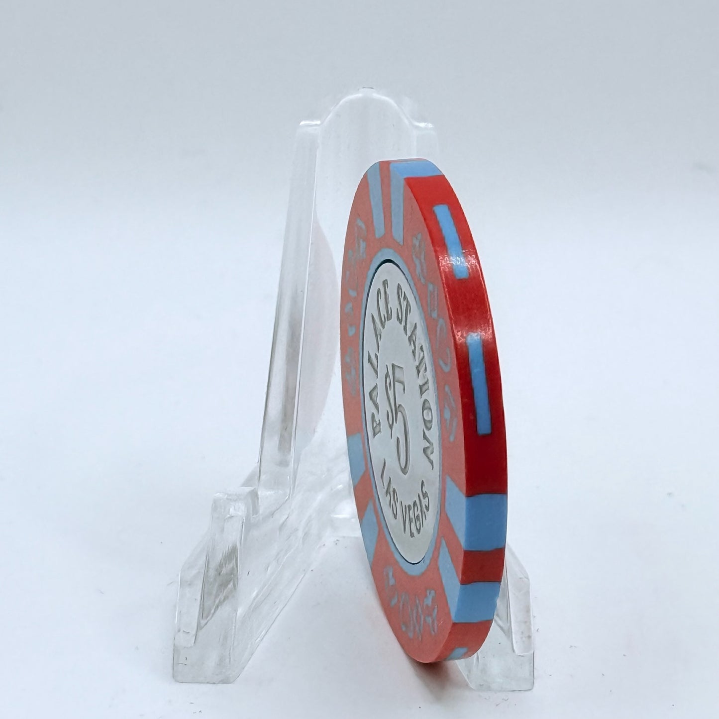 Palace Station Las Vegas Nevada 1984 $5 Casino Chip N7762