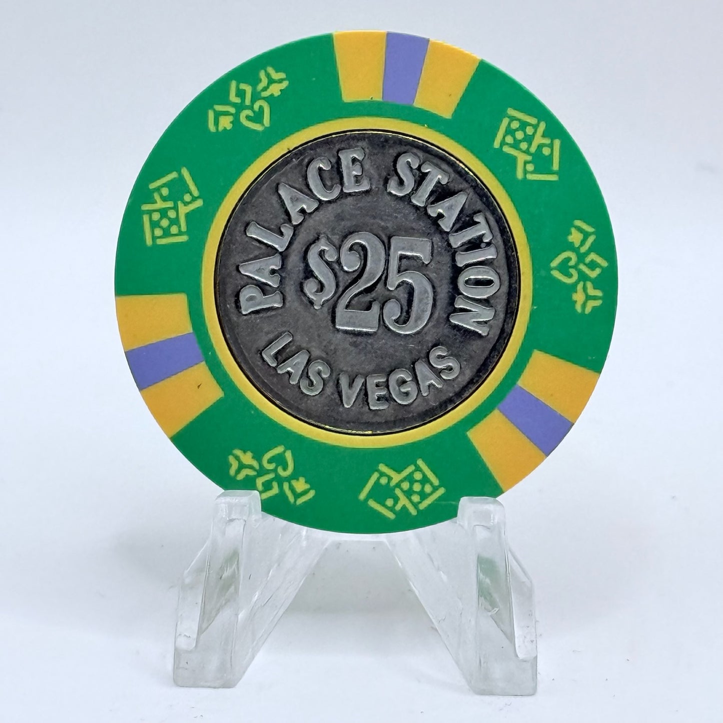 Palace Station Las Vegas Nevada 1984 $25 Casino Chip N1060