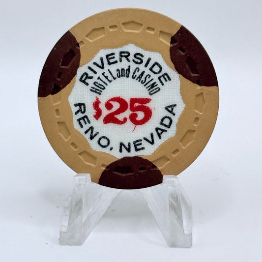 Riverside Hotel Reno Nevada 1963 $25 Casino Chip N5484
