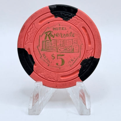Riverside Hotel Reno Nevada 1959 LE $5 Casino Chip N5483