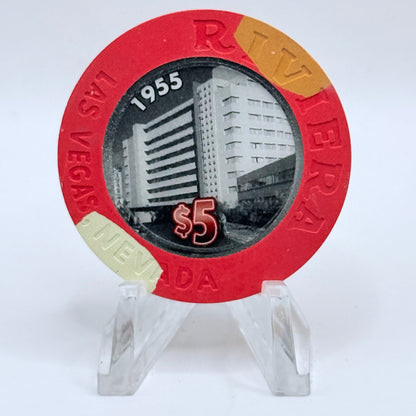 Riviera Las Vegas Nevada 2008 $5 Casino Chip E8332