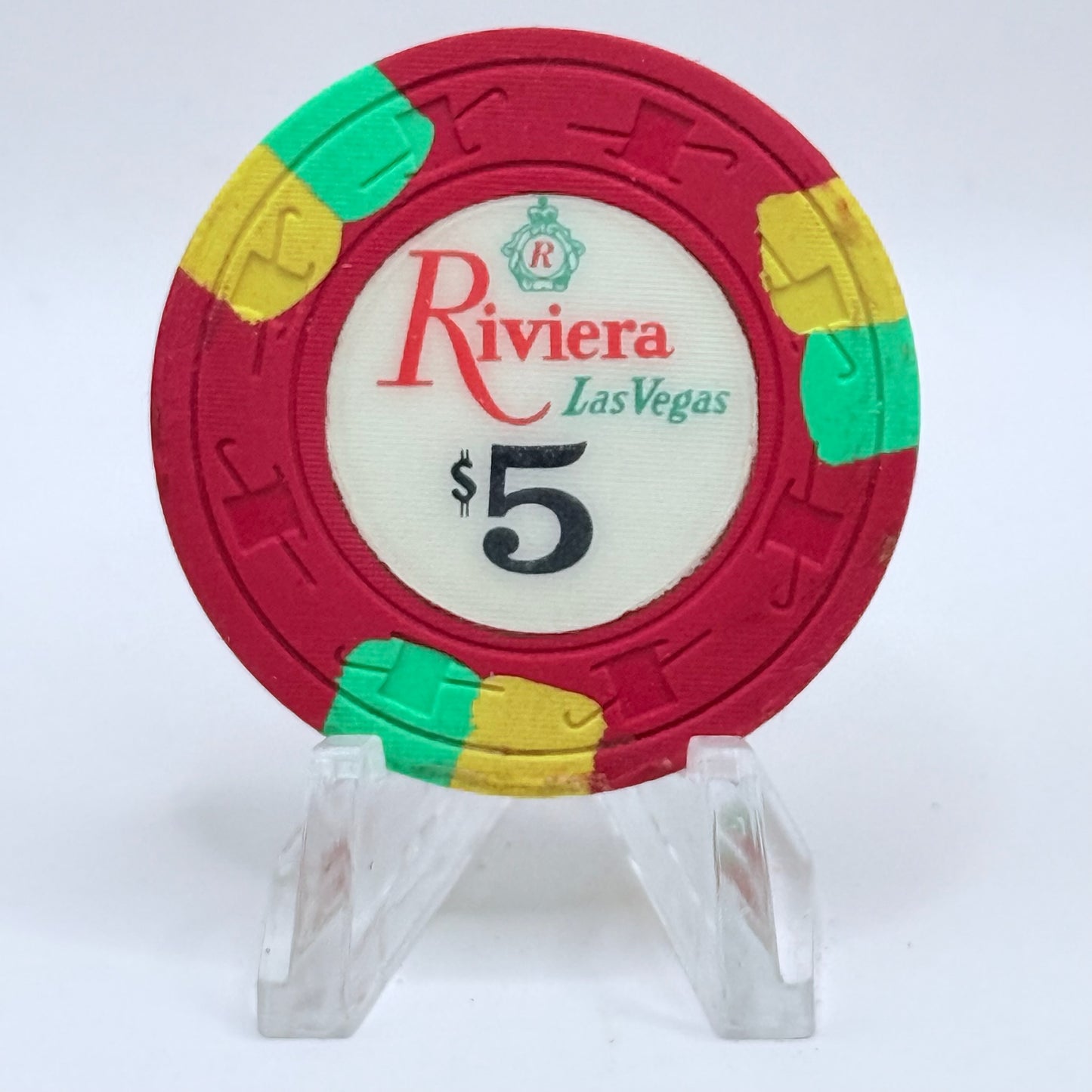 Riviera Las Vegas Nevada 1980 $5 Casino Chip N2063