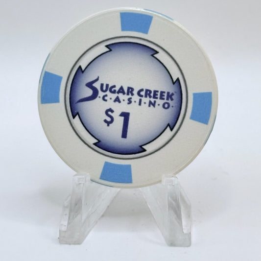 Sugar Creek Hinton Oklahoma $1 Casino Chip