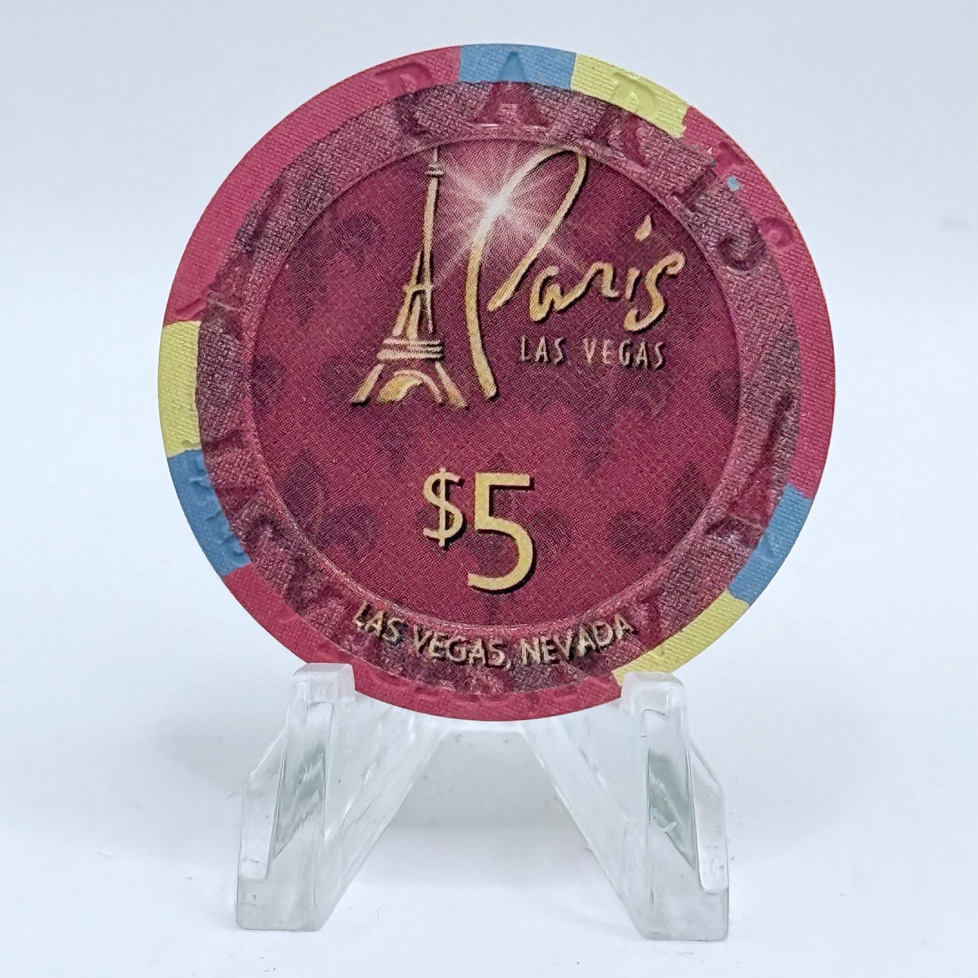 Paris Las Vegas Nevada 2006 'St. Patrick's Day' LE $5 Casino Chip E8205