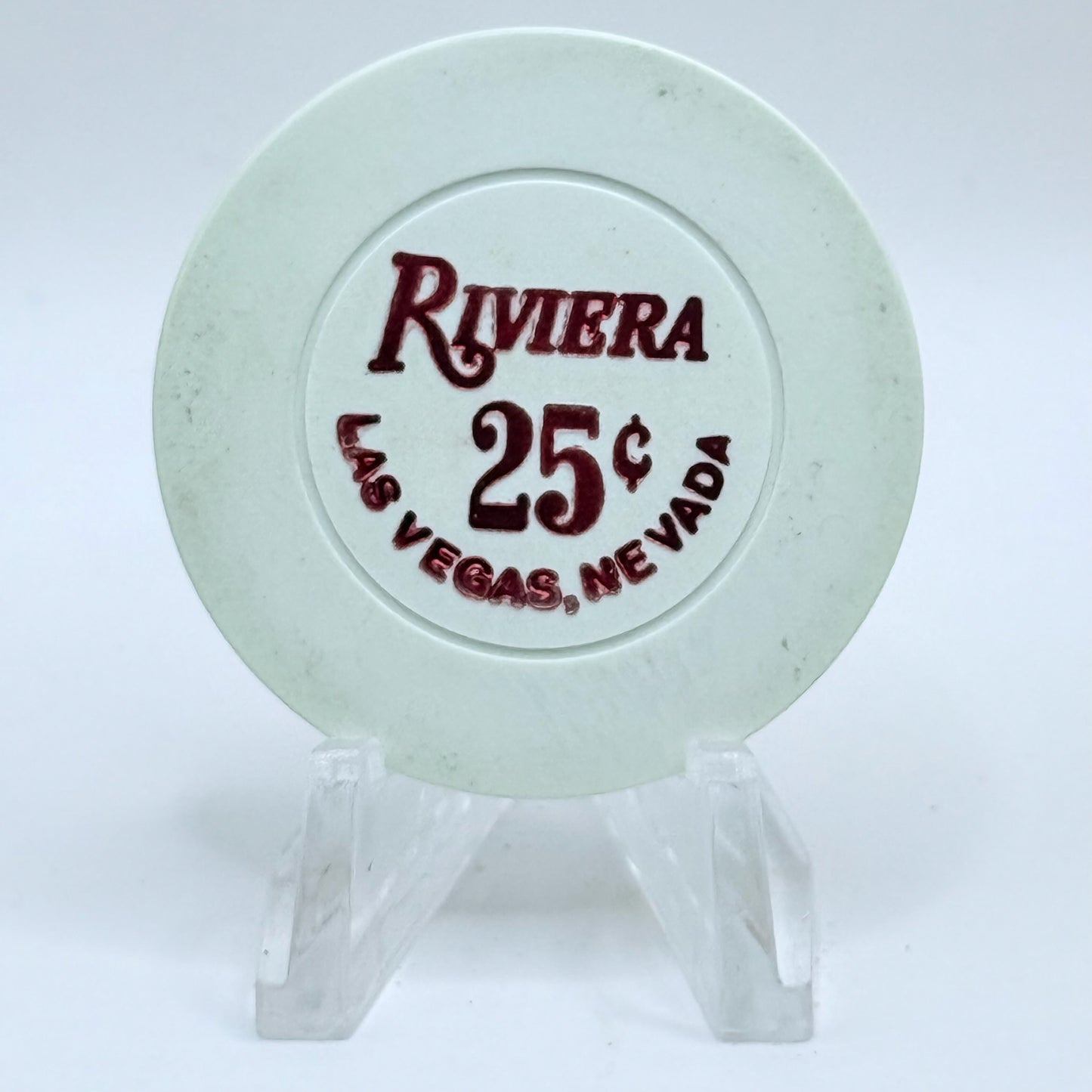 Riviera Las Vegas Nevada 1986 $0.25 Casino Chip N6238