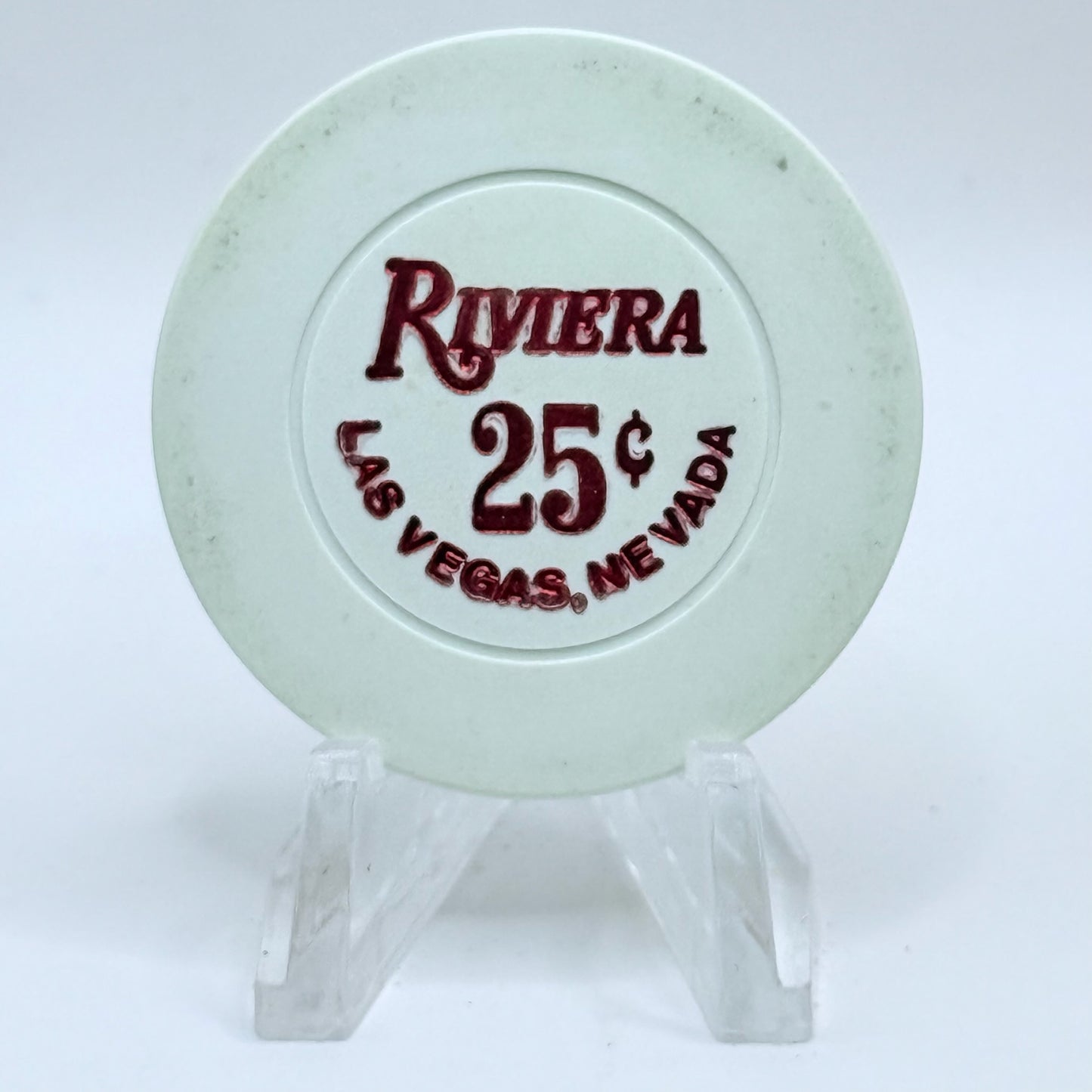 Riviera Las Vegas Nevada 1986 $0.25 Casino Chip N6238