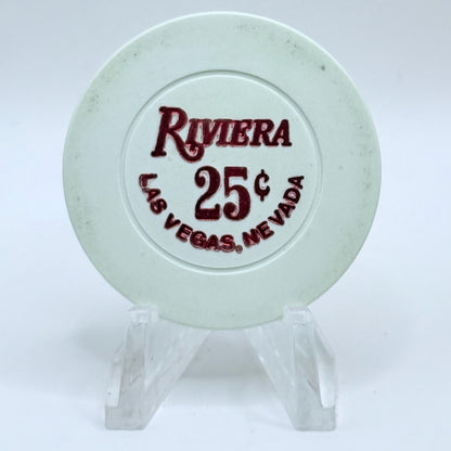 Riviera Las Vegas Nevada 1986 $0.25 Casino Chip N6238
