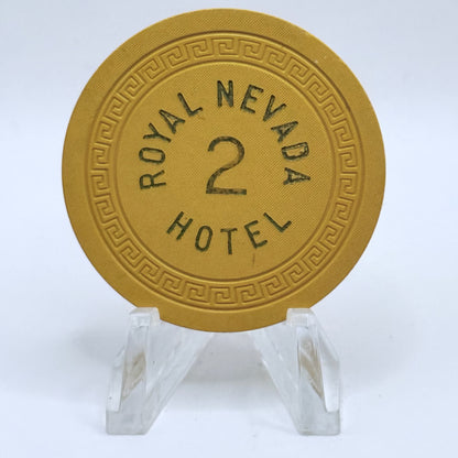 Royal Nevada Hotel Las Vegas Nevada 1955 Series 102 Roulette Casino Chip N9028