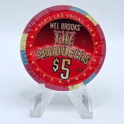 Paris Las Vegas Nevada 2007 '#159' LE $5 Casino Chip E8212
