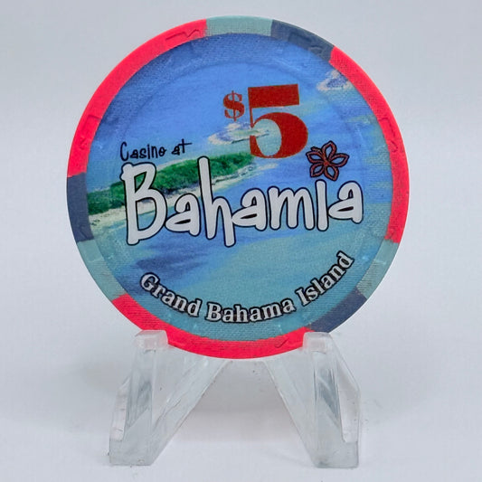 Bahamia Freeport Bahamas $5 Casino Chip
